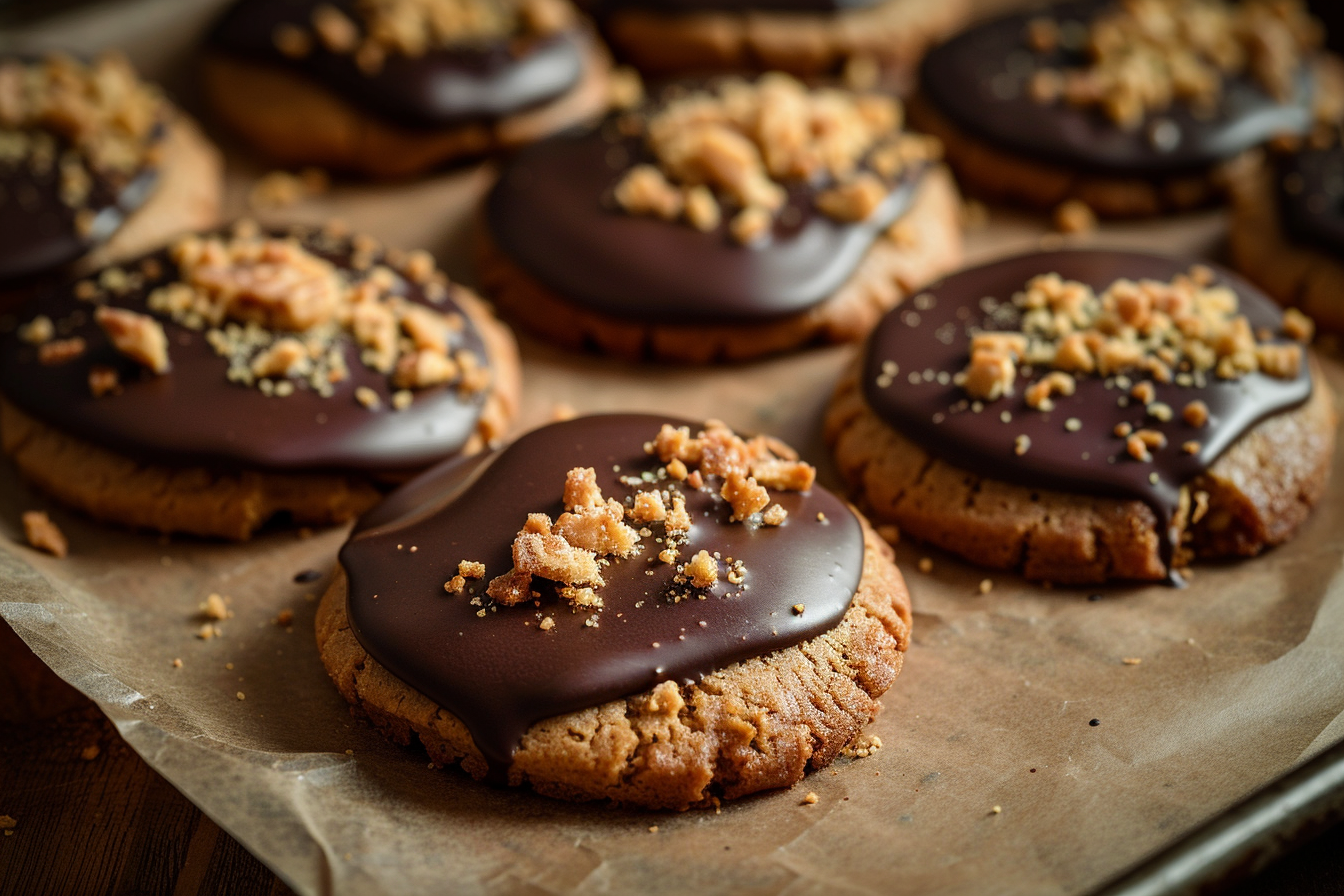 Ultimate Chocolate Dipped Toffee Cookies Recipe u3887994962 chocolate dipped toffee cookies buttery peanut bu 401d184f 4950 4392 8e05 2e524c0c9ad0 1