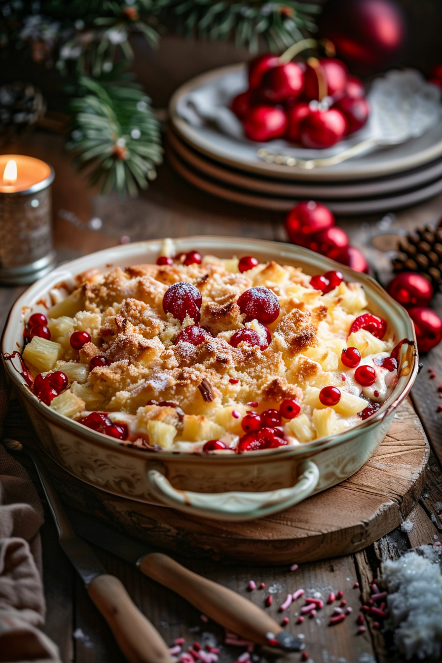 u3887994962 christmas dump cake dessert baked in a rustic cer b2631281 1c64 481a 8950 ce7a24abe72b 2