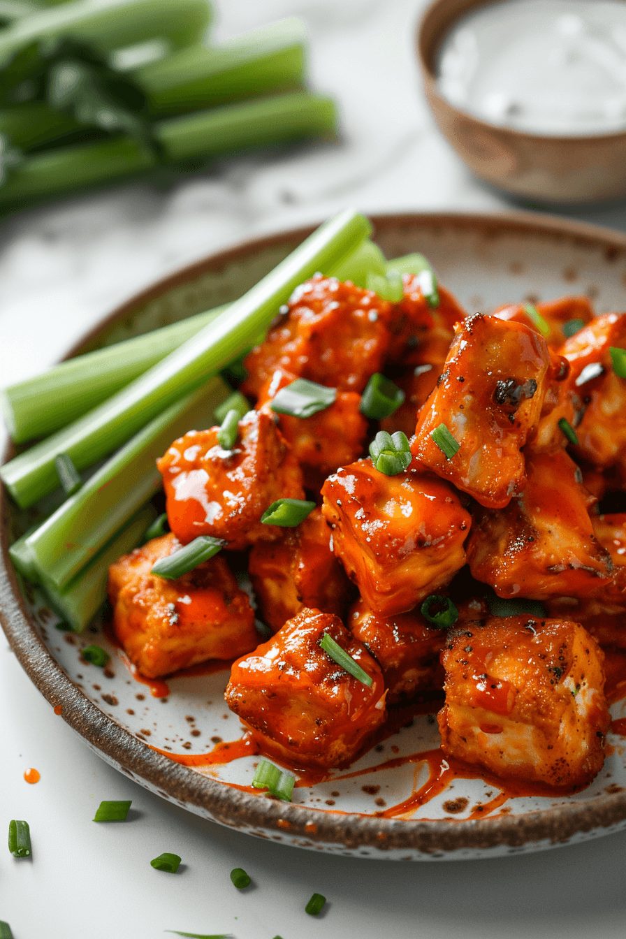 Easy Buffalo Tofu Wings – A Fresh, Popular Favorite u3887994962 crispy buffalo tofu wings piled on a rustic plate 8a33d4a0 66a5 4bcd 8735 347e60f1cbd5 3