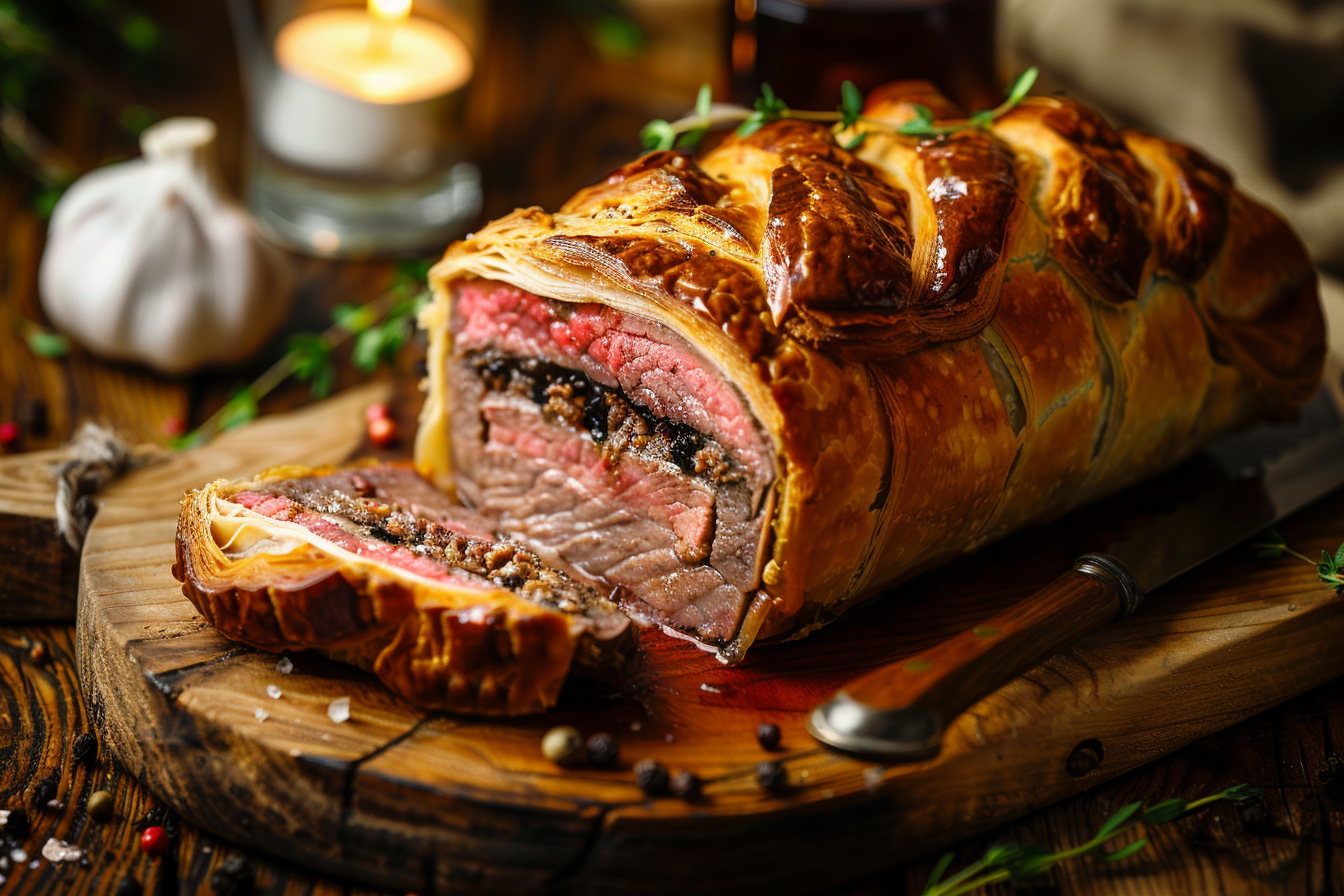 u3887994962 juicy beef wellington sliced open on a rustic woo 507001dd 7bb2 49a6 8202 980bf0c599e1 0