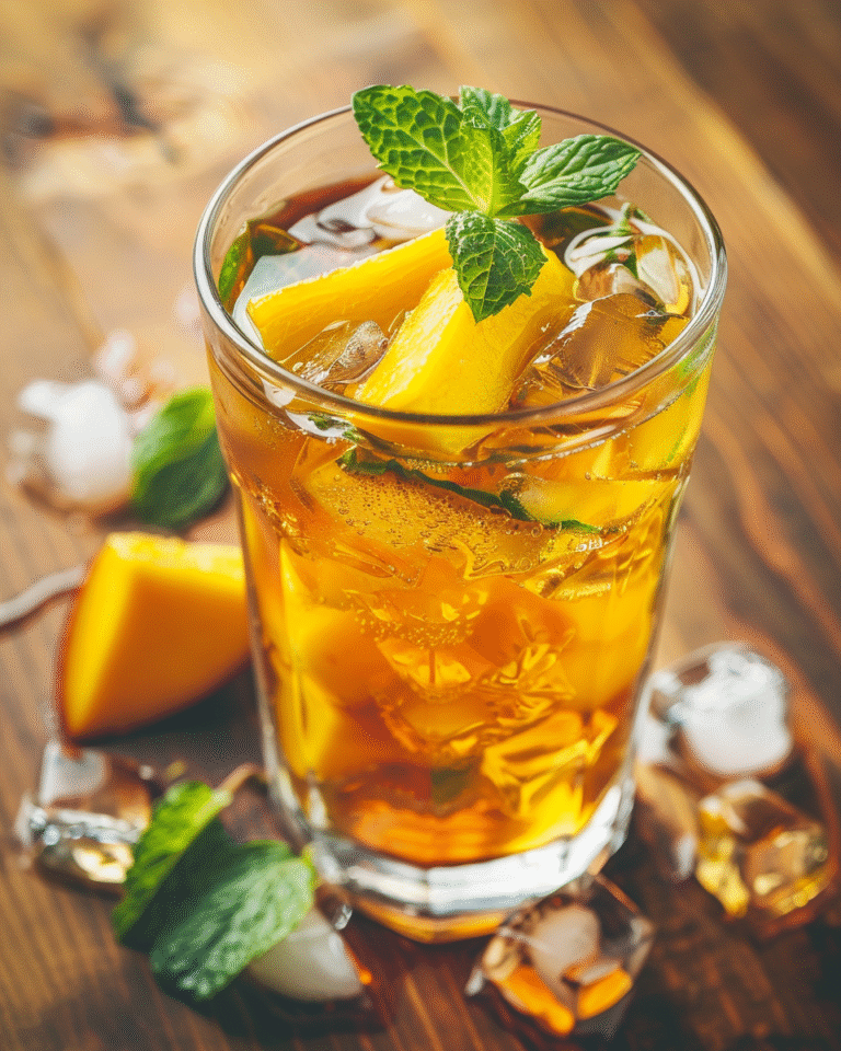 u3887994962 mango iced tea in a clear glass filled with ice c d5450f23 ce34 4fde a8d5 67c058d34801 2