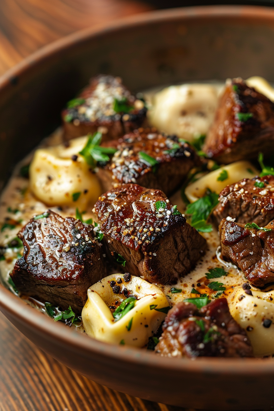 Ultimate Cracked Garlic Steak Tortellini in Creamhouse Sauce u3887994962 ultra realistic food photography of cracked garli 1a14dc1c 31e0 4131 ac52 783e04666cc7 2