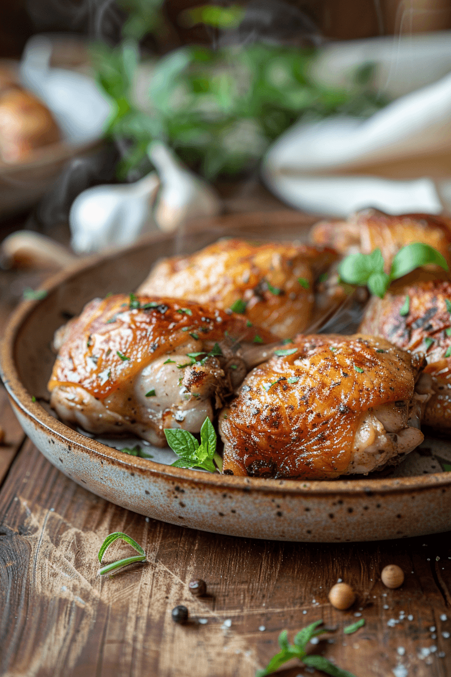 Ultimate Baked Chicken Thighs That Are Crispy & Juicy u3887994962 ultra realistic food photography of crispy juicy 26e9fee3 d1a6 486f bfee e84f68aa6e57 3