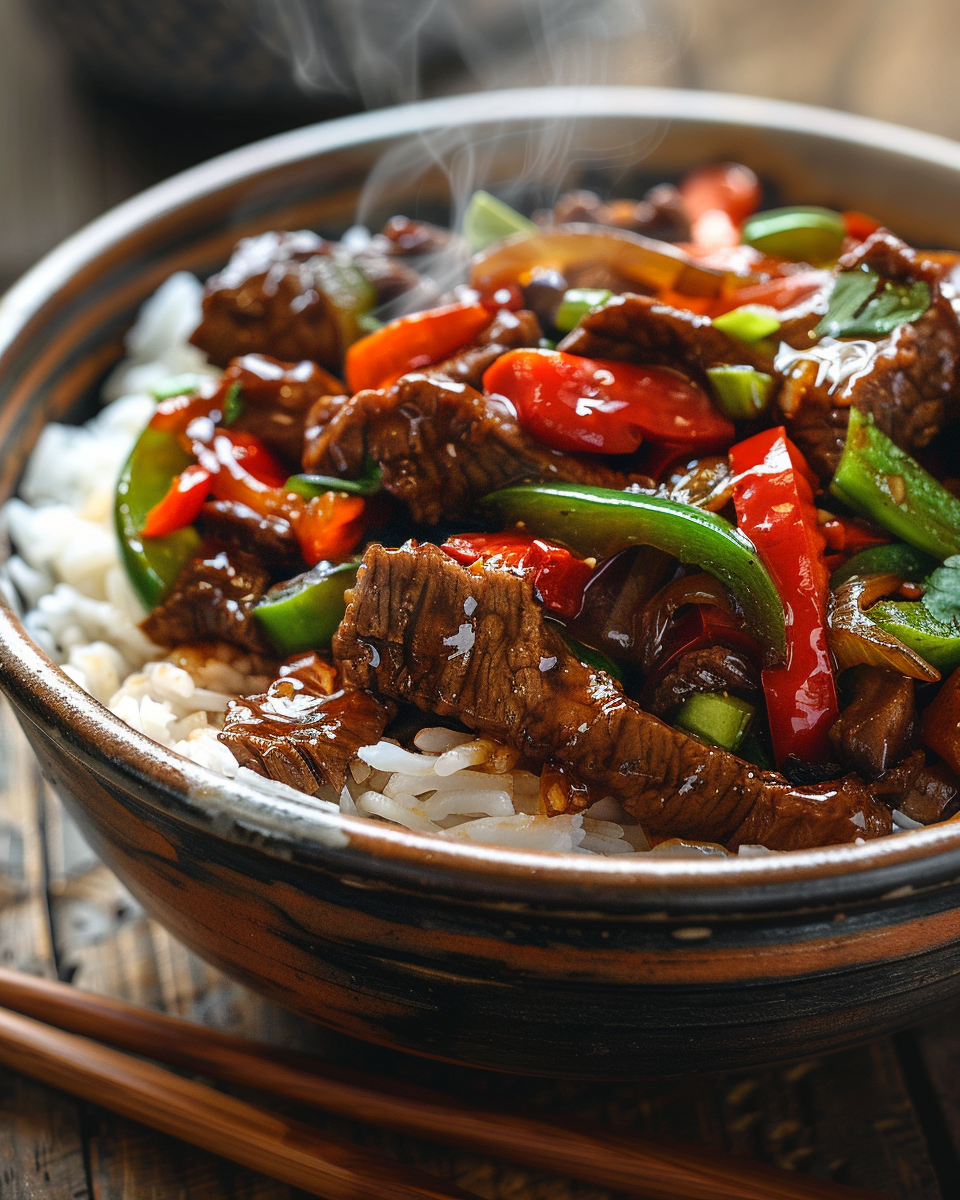 u3887994962 chinese pepper steak stir fry tender sliced flank 4816386d 680f 418a ae11 5451649874e7 0