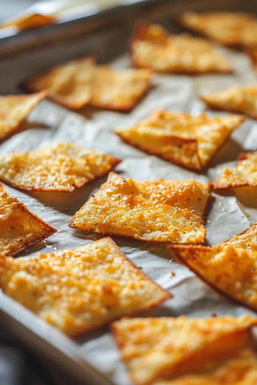 u3887994962 crispy baked cottage cheese chips on a parchment 169babfa 7bb7 4df7 a2d0 33467f968386 0