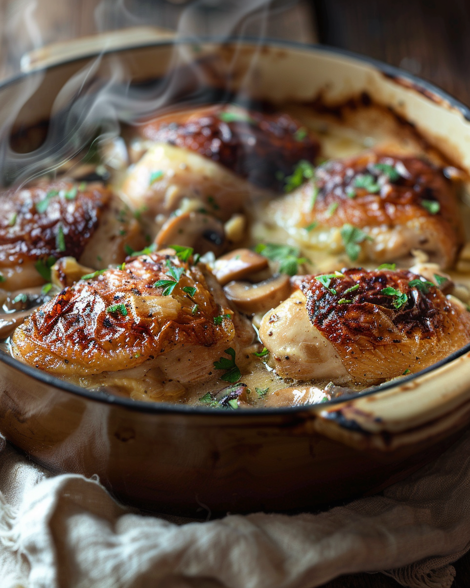 u3887994962 forgotten chicken in a rustic ceramic baking dish f98f2a96 c618 4a98 a28d 9c07e54b5152 2