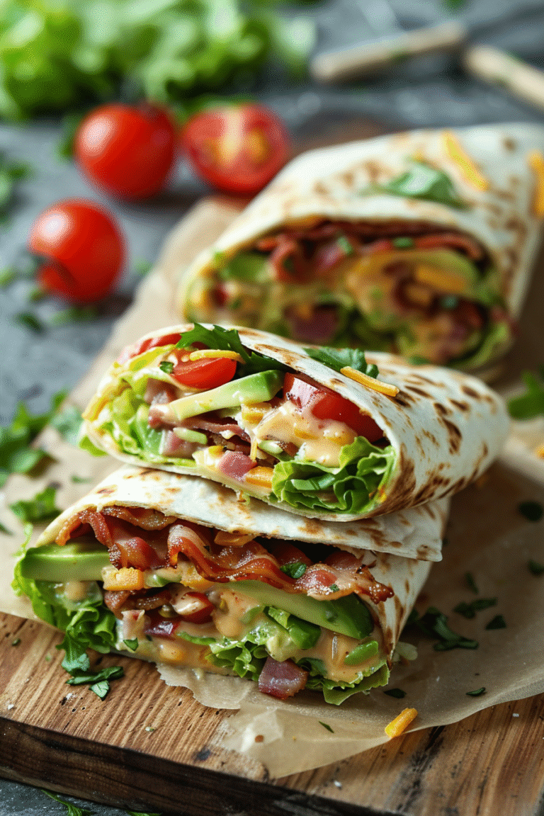 u3887994962 gourmet blt wraps with secret sauce sliced in hal 03090e4c 95c9 4335 9345 1d40845a0497 2