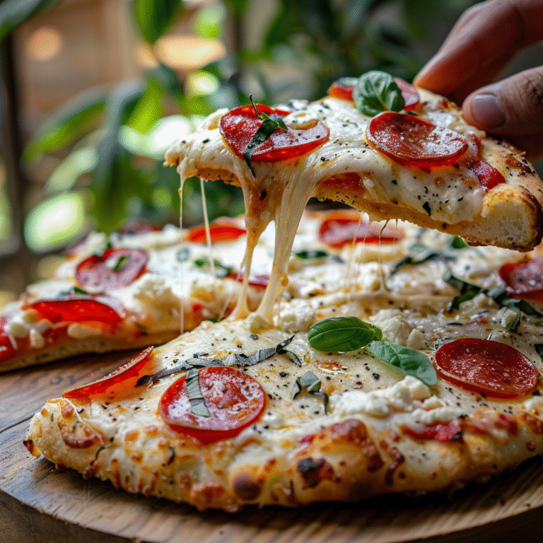 u3887994962 high protein cottage cheese pizza on a wooden ser 0f066723 2ecf 4964 97f9 c4e7f3a4c94c 2