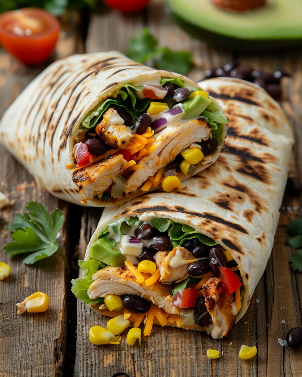 u3887994962 southwest chicken wrap sliced in half showing vib 702b5f0b 98ad 4890 8022 5e5873871184 0