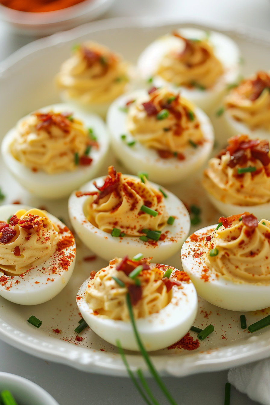 Million Dollar Bacon Deviled Eggs u3887994962 ultra realistic food photography of million dolla c48b42c0 248c 42a4 82fb e2f4653eaaf9 2