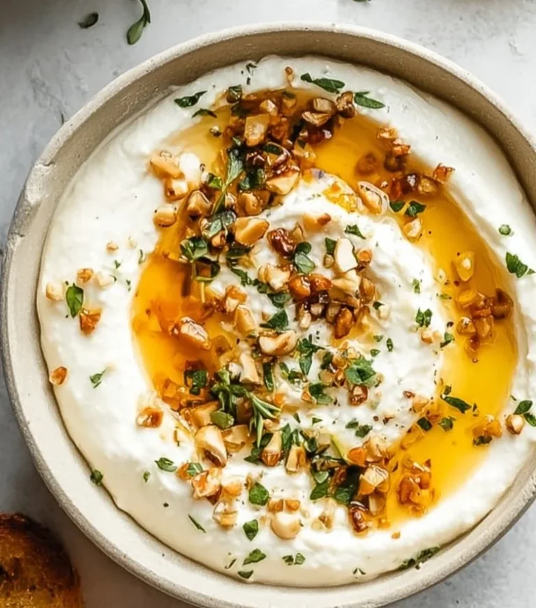 Delicious ricotta dip drizzled with hot honey for a flavor-packed appetizer
