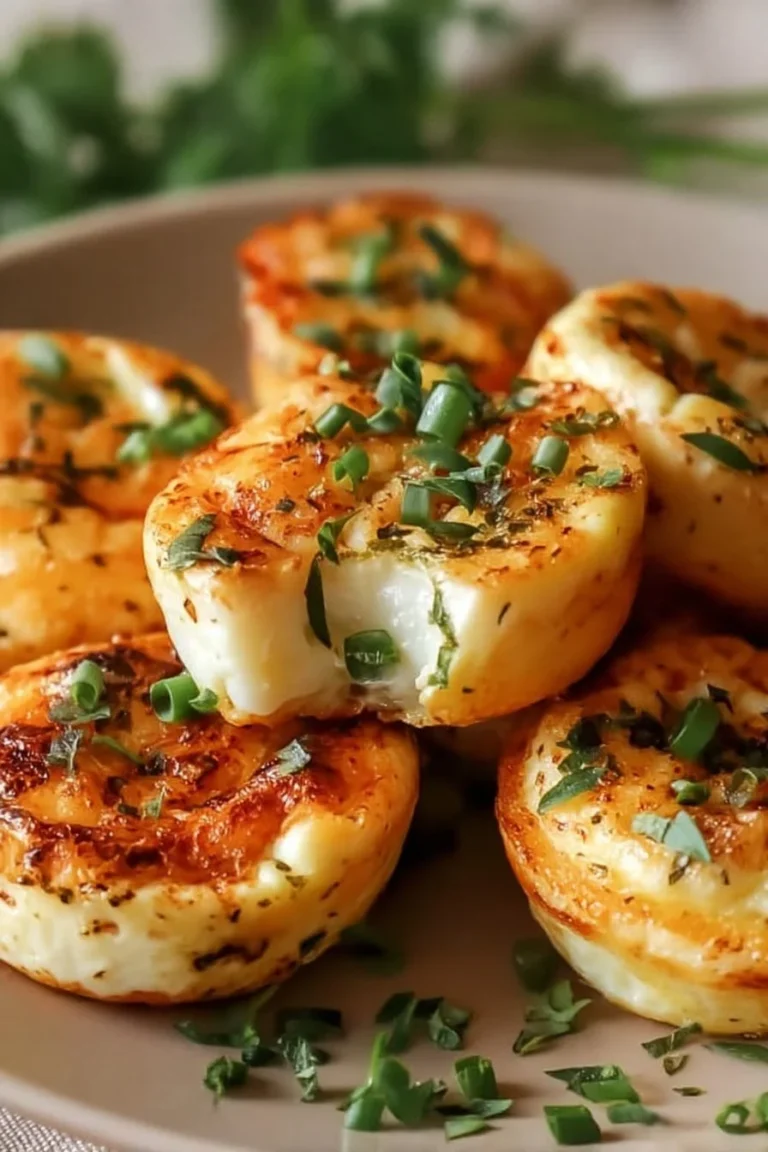 Delightful egg white bites served in a plate, perfect for a healthy snack.