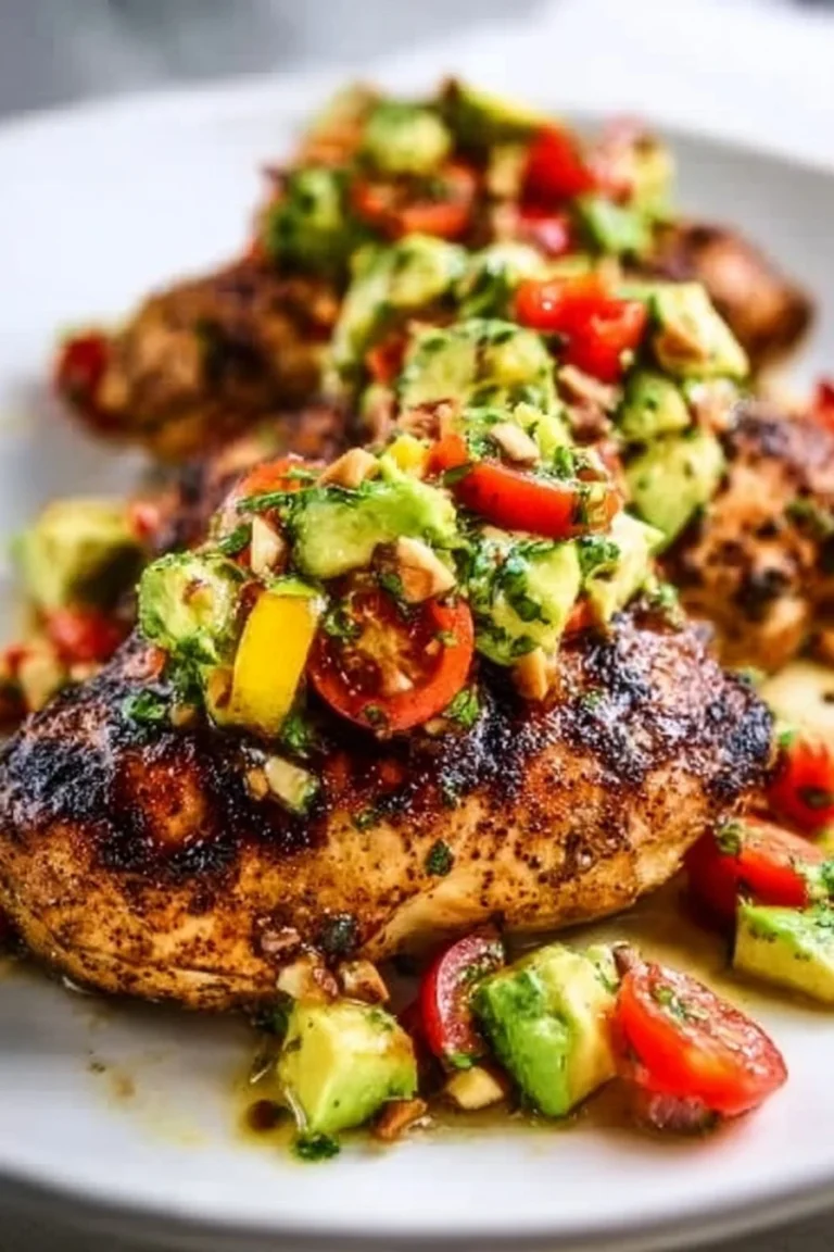 Delicious lime chicken served at a festive party table setting