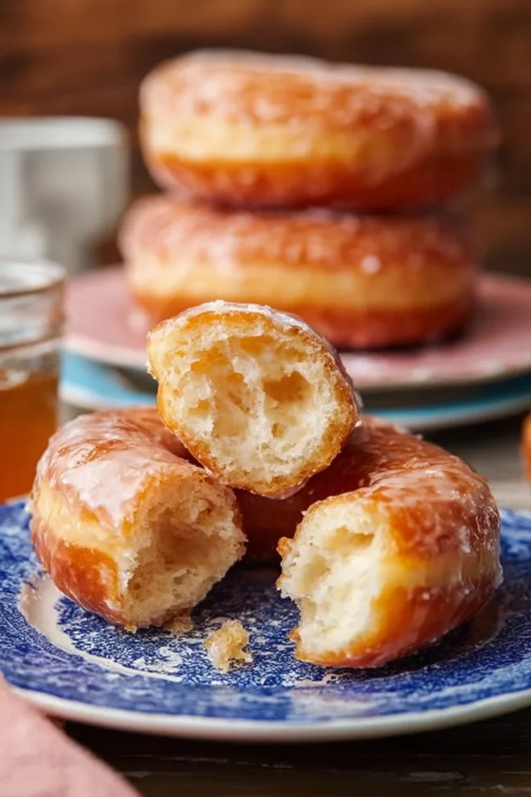 Delicious homemade sourdough donuts made with sourdough discard