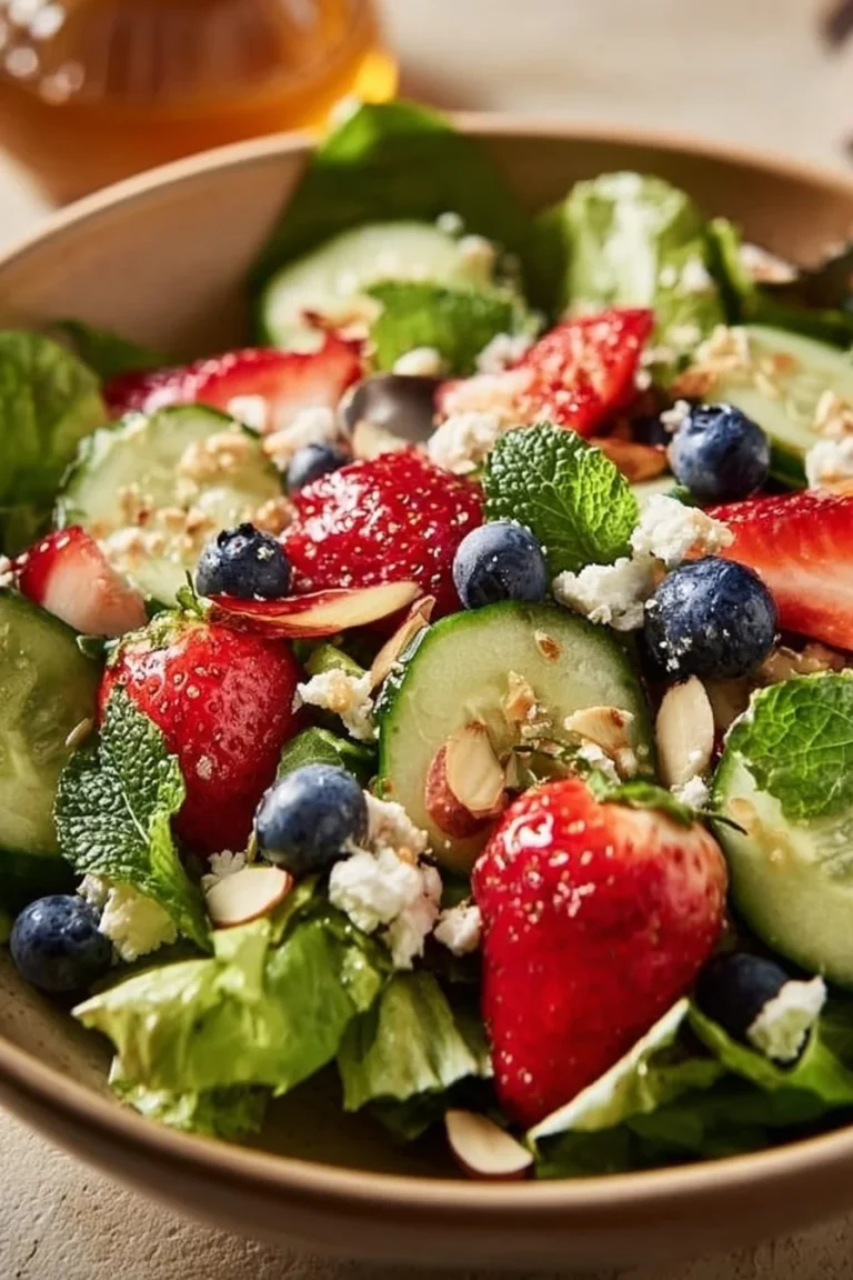 Fresh spring mix salad with seasonal greens and colorful vegetables