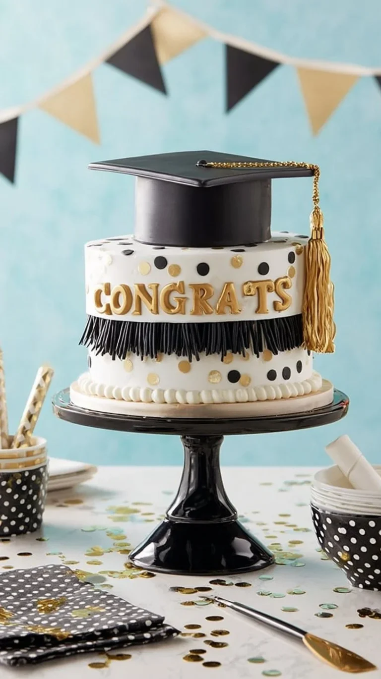 Delicious graduation party cakes and cookies for your celebration